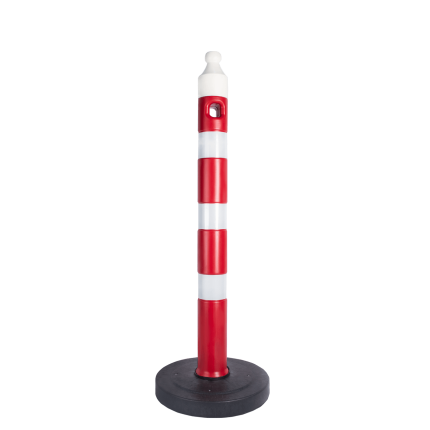 60 MM WARNING POST(RUBBER BASE)/KAUÇUK TABANLI DİKME 701/1