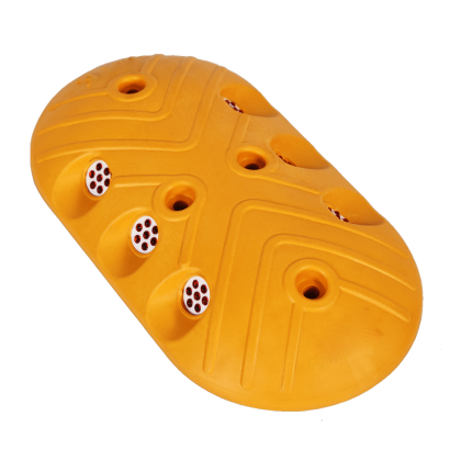 ROAD STUD WITH 6 GLASS BEADS/CAM MERCEKLİ YOL BUTONU