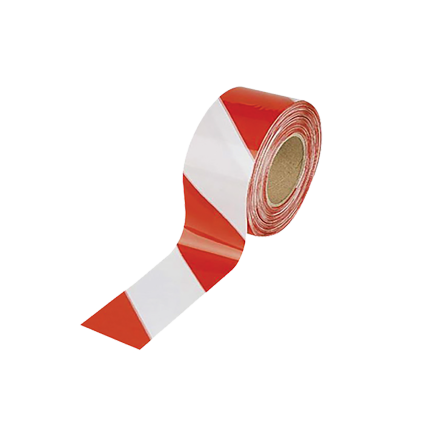 200 M RED WHITE WARNING TAPE / 200 METRE KIRMIZI BEYAZ İKAZ ŞERİDİ
